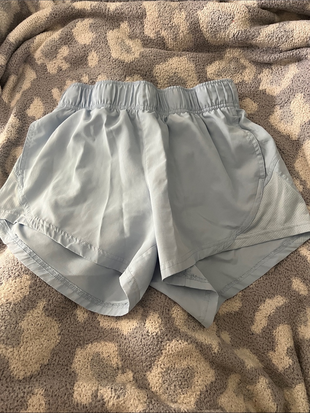 Athletic Works Light Blue Women's Running Shorts